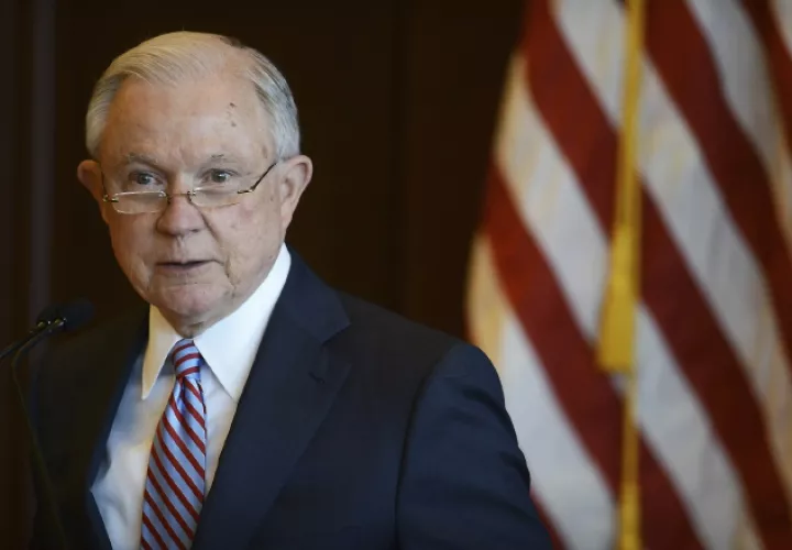 Polémica por declaraciones del fiscal general, Jeff Sessions. AP