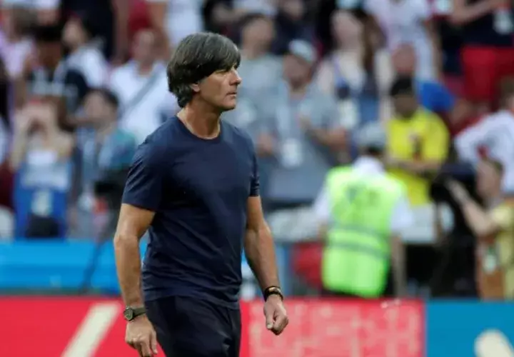 Löw no habló de su futuro. /Foto EFE