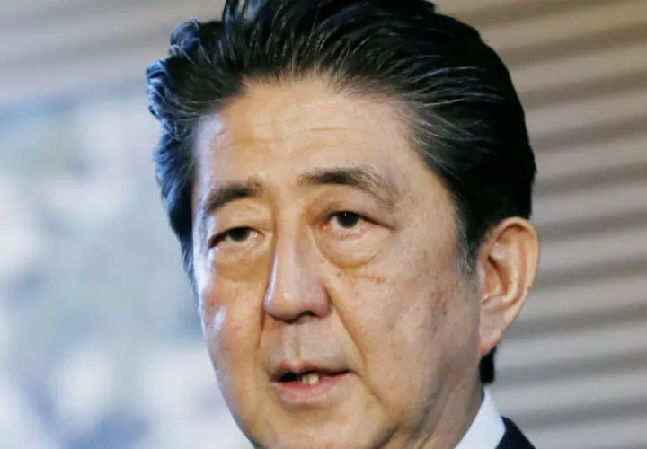 Primer ministro nipón, Shinzo Abe. FOTO/AP