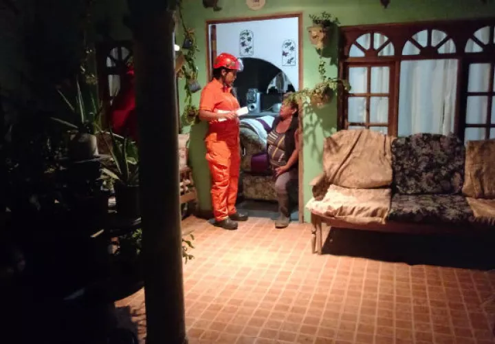 Sinaproc brinda apoyo a los damnificados. Foto/José Vásquez 