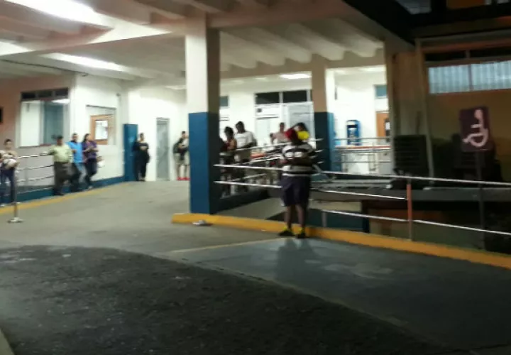 El herido está recluido en el hospital de David. Foto: José Vásquez. 