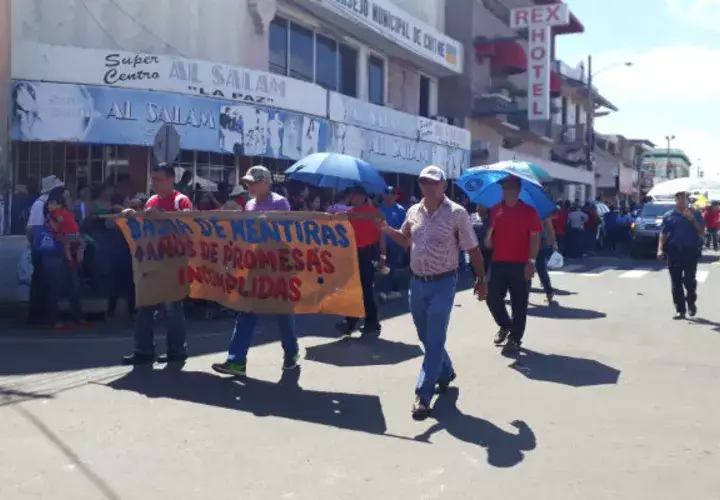 Han mantenido las medidas de presión en las calles chitreanas. Foto: Thays Domínguez. 