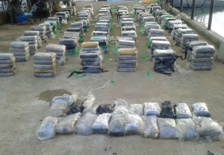 Descubrieron el cargamento de droga. 