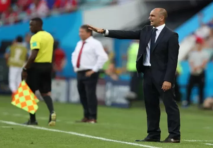 Los técnicos de Panamá y Bélgica. Foto EFE