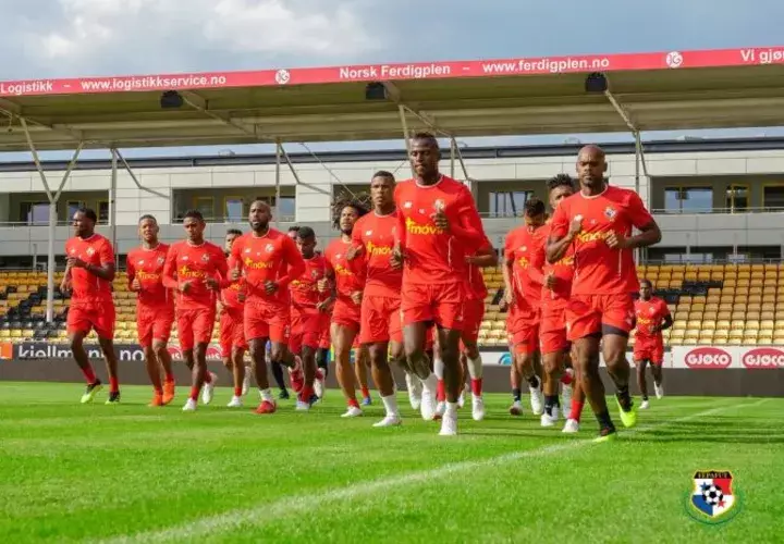Entrenamientos de la selección de Panamá en Noruega. Foto Fepafut