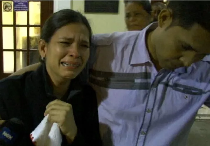 Familiares de la víctima, lloraban al conocer la decisión. Foto: Mayra Madrid. 