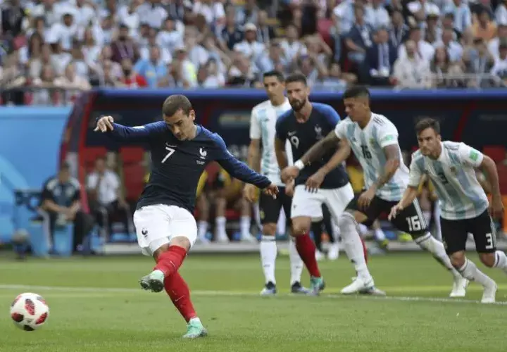 Griezmann anota de penal. Foto AP