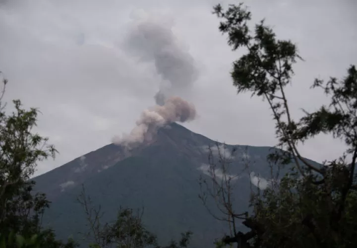 La erupción del Volcán de Fuego el pasado 3 de junio.