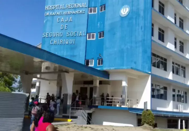 Hospital regional Rafael Hernández, en David.