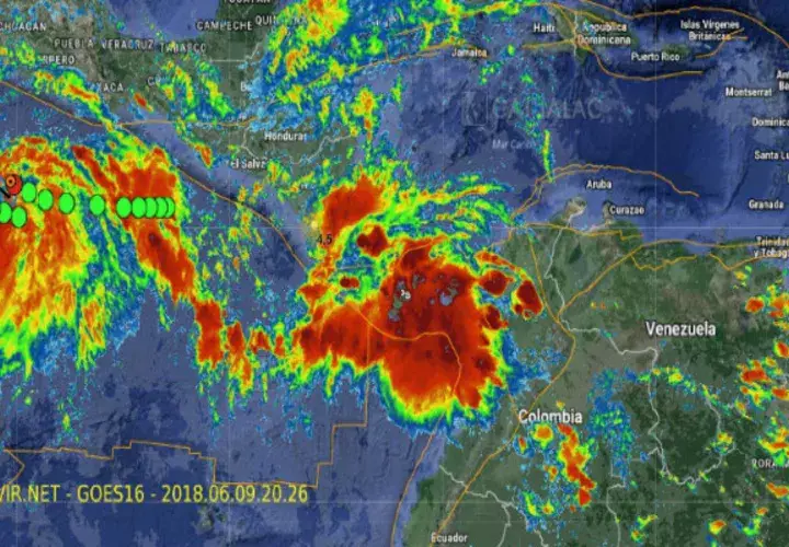 El mal clima no está asociado a ningún fenómeno en particular, solo lluvias de la temporada. / Foto: http://www.servir.net/