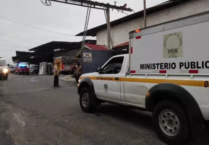 La tragedia fue en la fábrica Maribel. Foto: Erick A. Montenegro. 