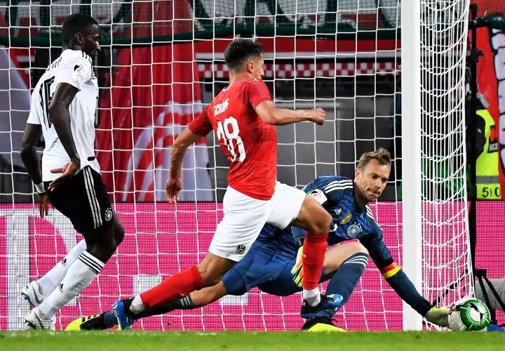 Su portería fue abatida dos veces ante Austria / EFE
