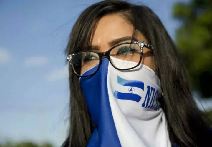 Las mujeres aseguran que también parte de la lucha contra la tiranía de Daniel Ortega. FOTO/EFE