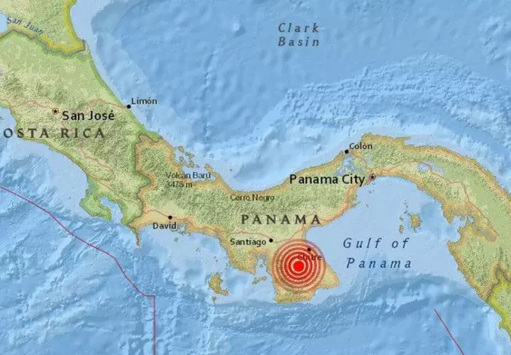 El temblor se sintió con mayor fuerza en Los Santos. / Foto: Sinaproc.