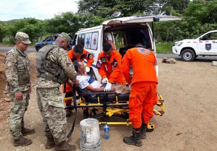 Según los informes del Sinaproc el afectado fue visto por una vecina de la comunidad de La Peana.
