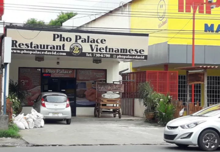 Restaurante en David donde fue detenida la vietnamita. Foto: Mayra Madrid.