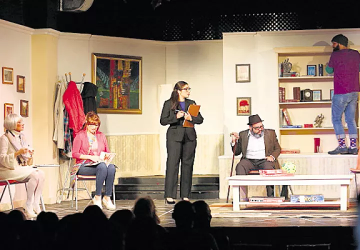 “TOC, TOC”. Paulette Thomas, Stella Lauri, Ana Alejandra y Arturo Wong S.