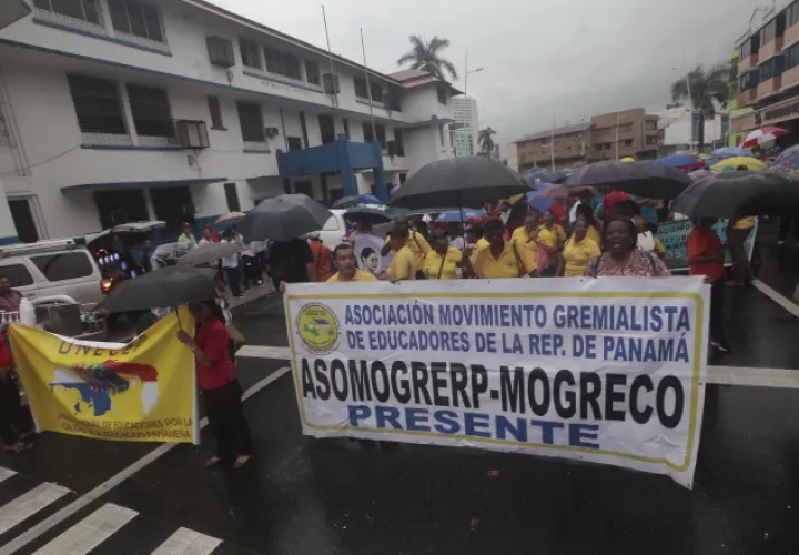 Docentes protestarán a las 2:00 p.m. en Rep. de Venezuela. /Foto Víctor Arosemena