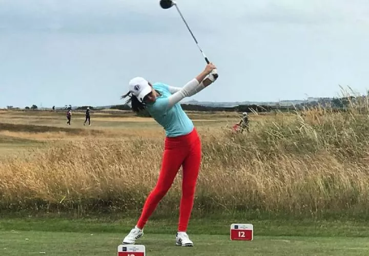 Carla Álvarez  fue una de las jugadoras latinas más destacadas del Junior Open. /Foto Cortesía