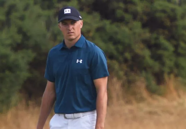 Jordan Spieth en acción durante el Abierto Británico. /Foto AP