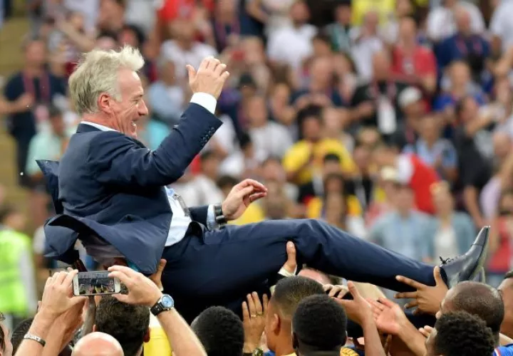 Didier Deschamps se ganó el mundial de Rusia como técnico. /Foto AP