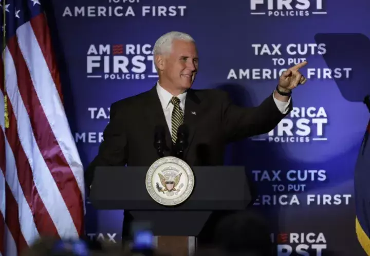 Vicepresidente de Estados Unidos, Mike Pence. AP
