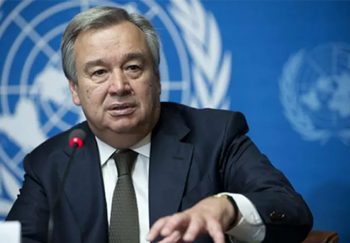 António Guterres, secretario general de las Naciones Unidas. 