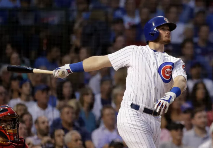  Ian Happ disparó un cuadrangular. Foto:AP