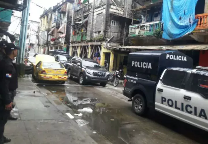 La Policía Nacional mantiene rondas en el área. Foto/ Diómedes Sánchez