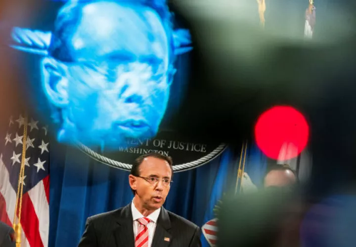 Los cargos anunciados este viernes por Rosenstein hacen referencia a funcionarios del servicio de inteligencia militar creado por el Kremlin en 2016.