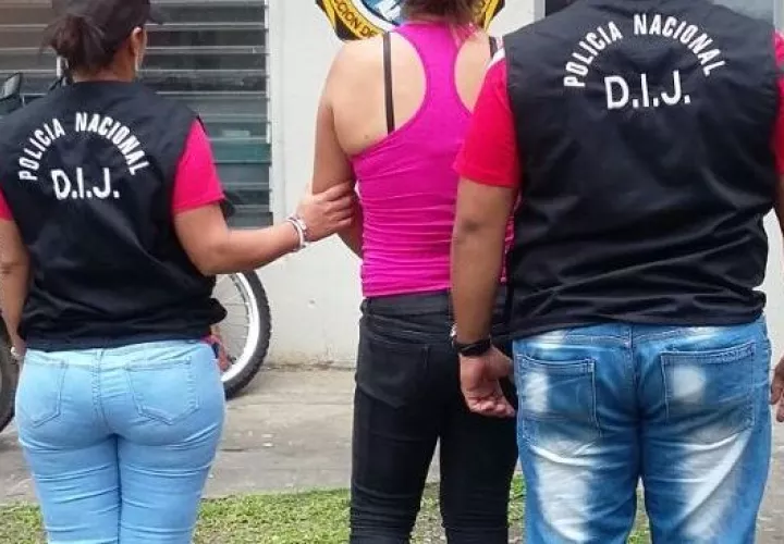 La ciudadana fue atrapada en un operativo en Vía España / Foto: Crítica.