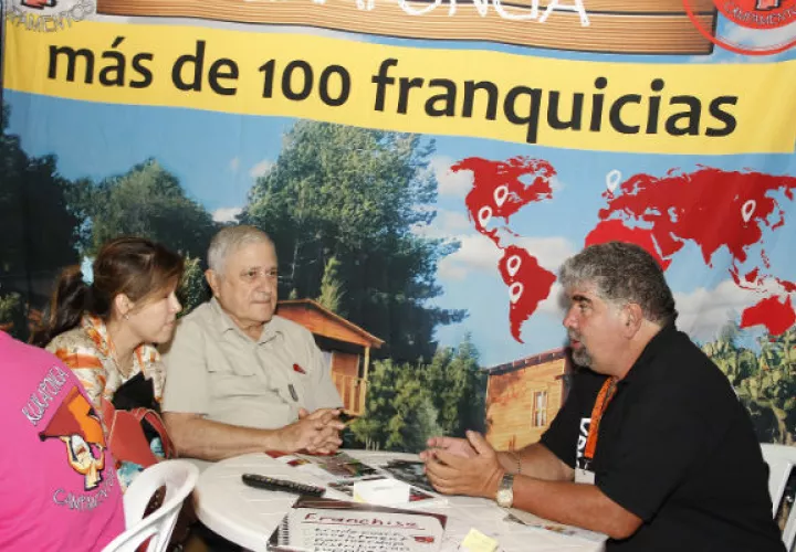 Los módulos de exhibición, albergaron una variedad de franquicias 