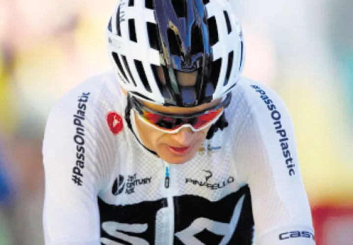  Froome en la etapa de ayer. /Foto AP