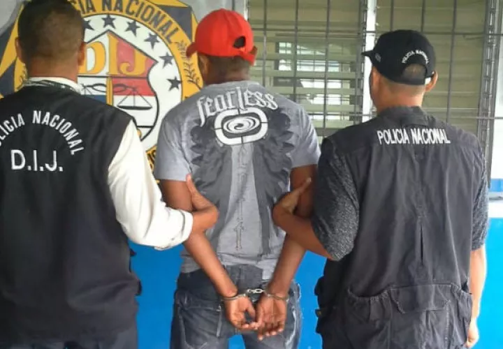 El sujeto fue ubicado por efectivos de la Policía Nacional. 