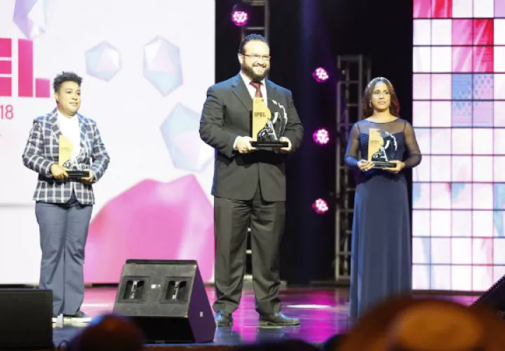 Ganadores en la categoría de Cortometraje. Foto: Josué Arosemena.