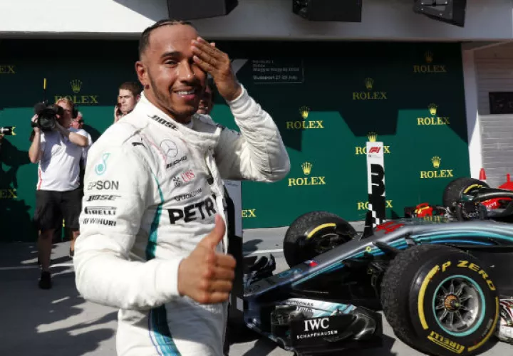 El piloto británico Lewis Hamilton. Foto:AP