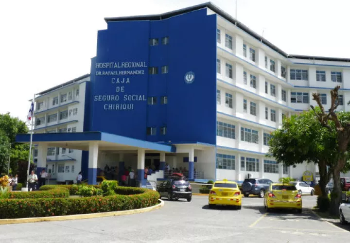 El centro hospitalario, donde posteriormente falleció. Foto: José Vásquez. 