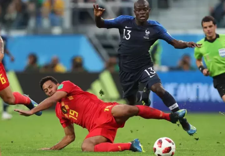 Ngolo Kante suma 62,69 kilómetros recorridos durante la Copa del Mundo. Foto EFE