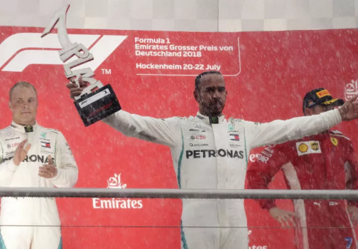 Hamilton Lewis. Foto:EFE