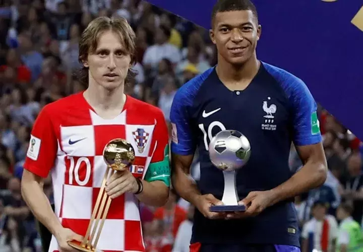 Modric recibió el galardón con tristeza.