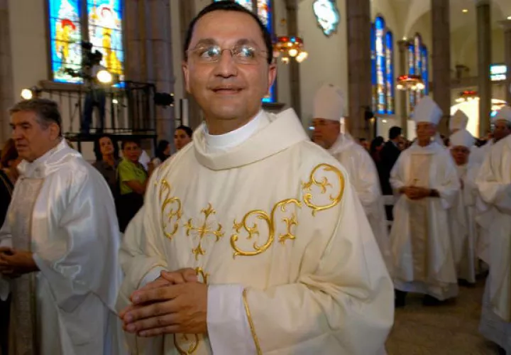 Juan José Pineda, obisto auxiliar de Tegucigalpa. Foto: EFE