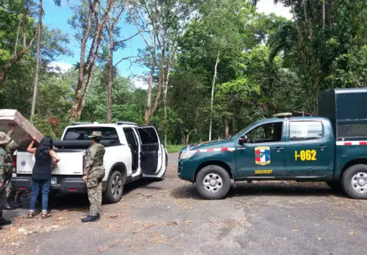 Los organismos de seguridad dieron la alerta en esta zona. Foto: José Vásquez. 