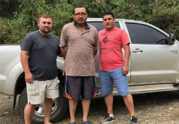 El docente fue detenido por la Interpol, en La Palmita, Puerto Jiménez, Golfito,  Zona Sur de Costa Rica. /Foto José Vásquez