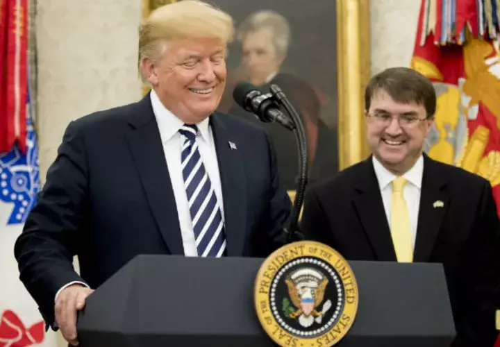 El presidente Donald Trump, exige los fondos para la seguridad fronteriza. FOTO/AP