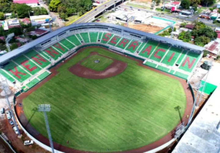 El estadio Kenny Serracín se inauguró este año. Cortesía