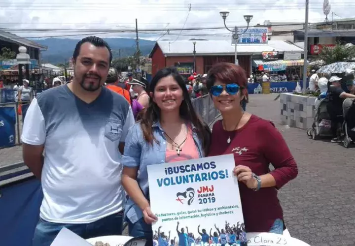 Universidades, colegios particulares, empresas privadas organizan grupos de voluntarios al servicio de la JMJ Panamá 2019. Cortesía