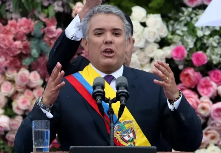Iván Duque precisó que llegó la hora del cambio en Colombia. EFE