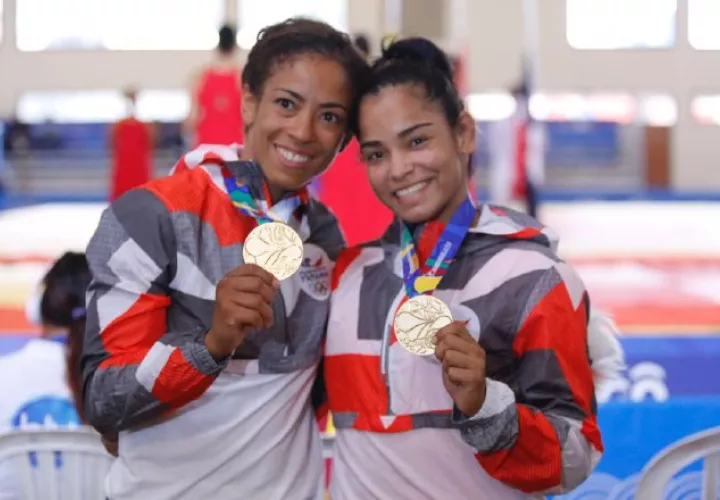 Miryam Roper y Kristine Jiménez quieren más medallas. Cortesía COP