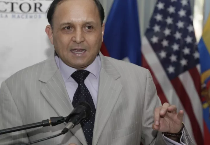 Heriberto Araúz Sánchez, presidente del Tribunal Electoral.