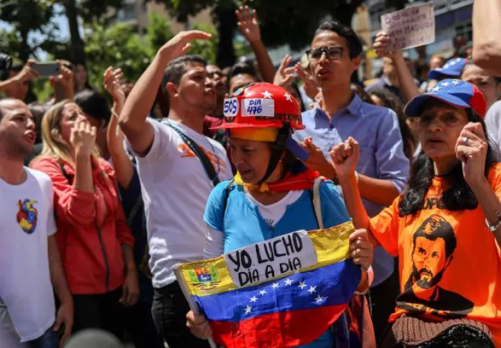 Venezolanos exigen liberación de tiputado al cual consideran desaparecido. /Foto EFE